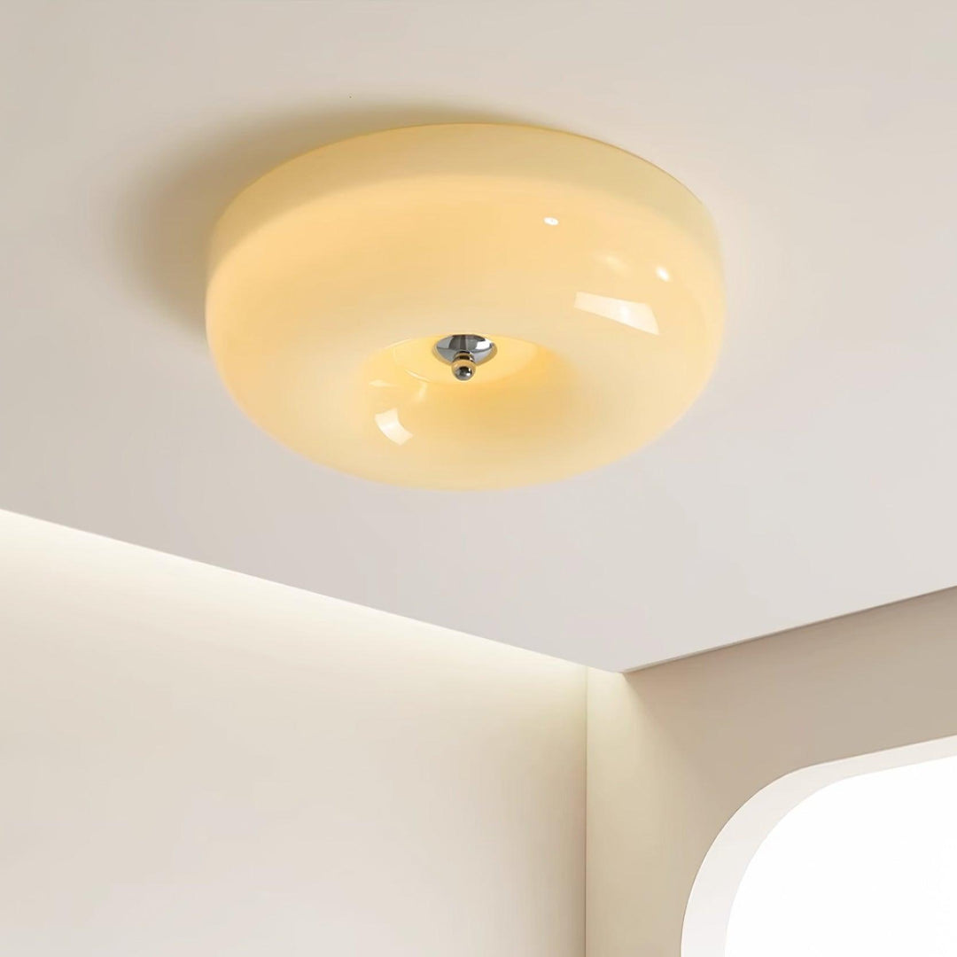 Afralia Modern Taklampa i Virvlande Glas