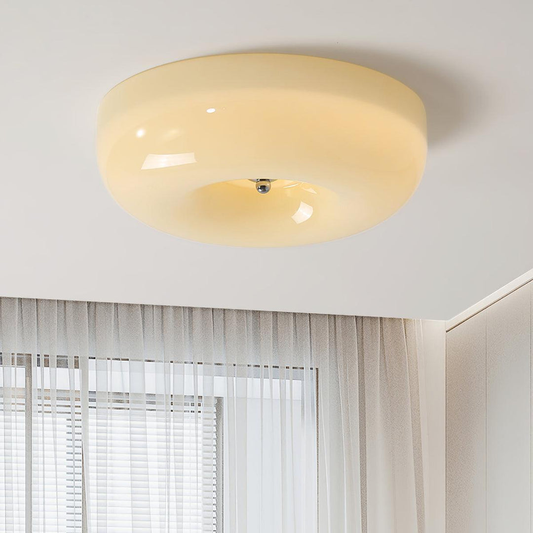 Afralia Modern Taklampa i Virvlande Glas