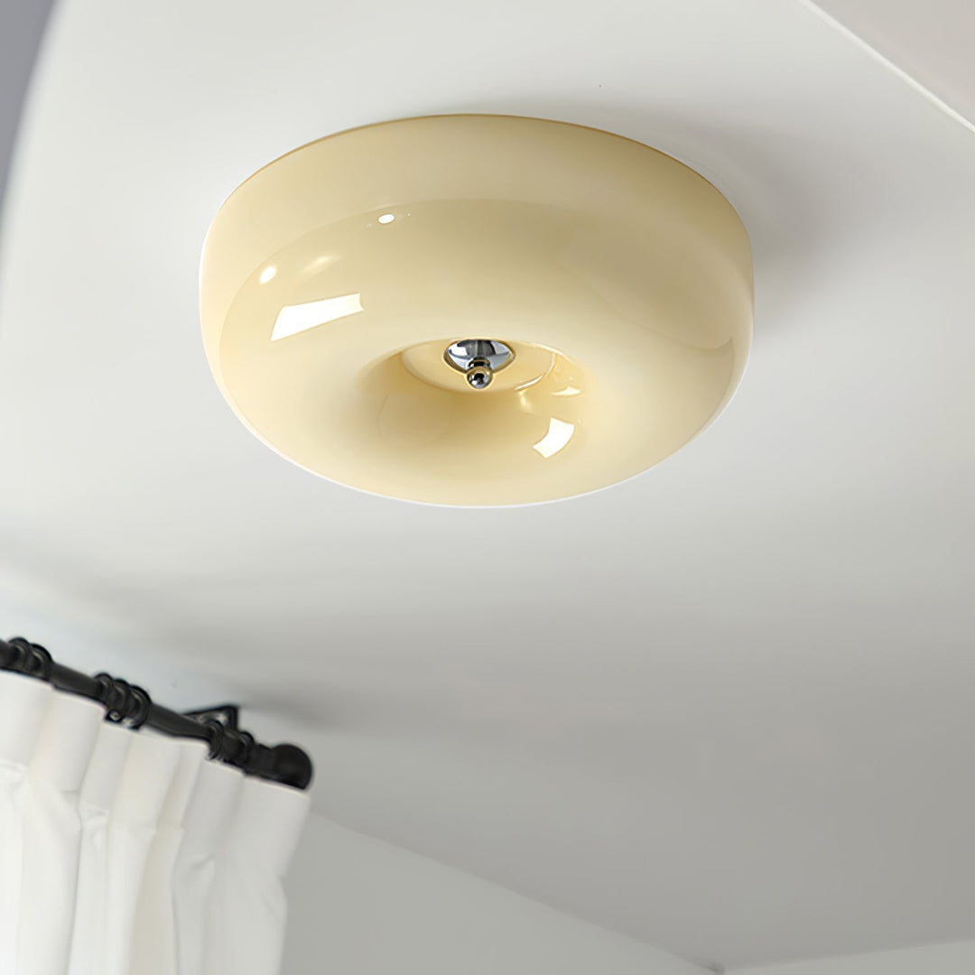Afralia Modern Taklampa i Virvlande Glas