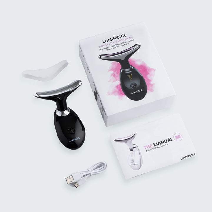 LED-ansiktslyft- och massageverktyg 7-i-1 – Vénera