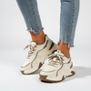 Sneakers med hög sula för dam - Cynthia