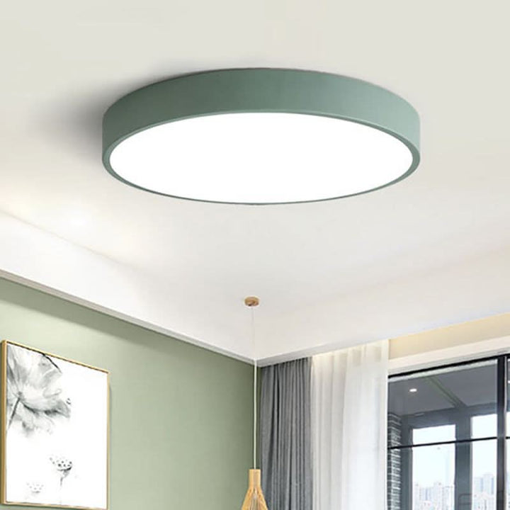 Taklampa | Rund LED-taklampa | Metall | Eterna
