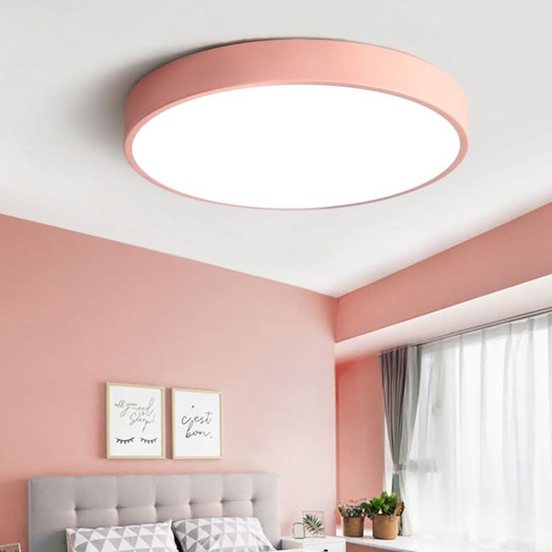 Taklampa | Rund LED-taklampa | Metall | Eterna