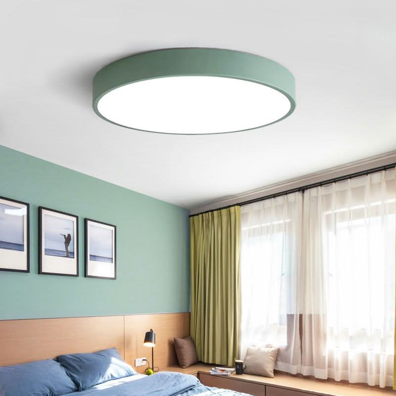 Taklampa | Rund LED-taklampa | Metall | Eterna