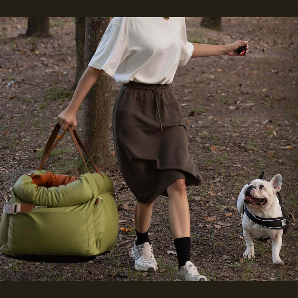 Bekväm vinter-bilkorg för hund – PawLuxury