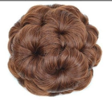 Blomformad hårklämma med extensions – Fiora