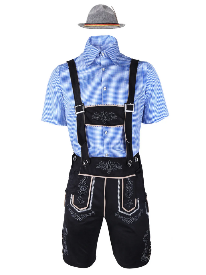 Läderhosdräkt för herr till tyska Oktoberfest