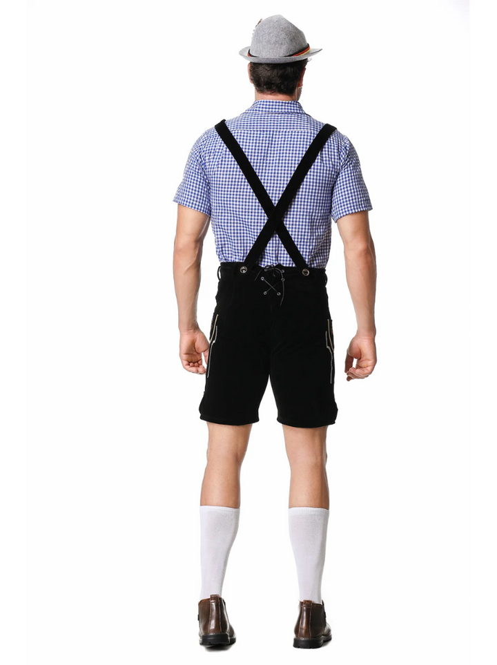 Läderhosdräkt för herr till tyska Oktoberfest