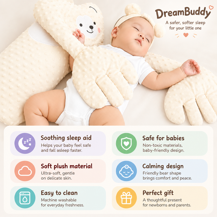 DreamBuddy – Lugnande gosedjur för bebisar som hjälper dem att somna
