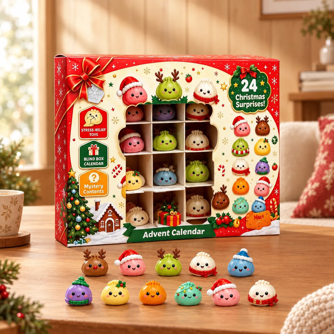 Adventskalender med klimpfigurer Plumpox