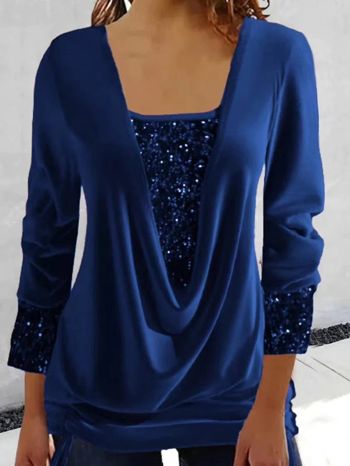 Glamour och bekväm glittertopp - Luna