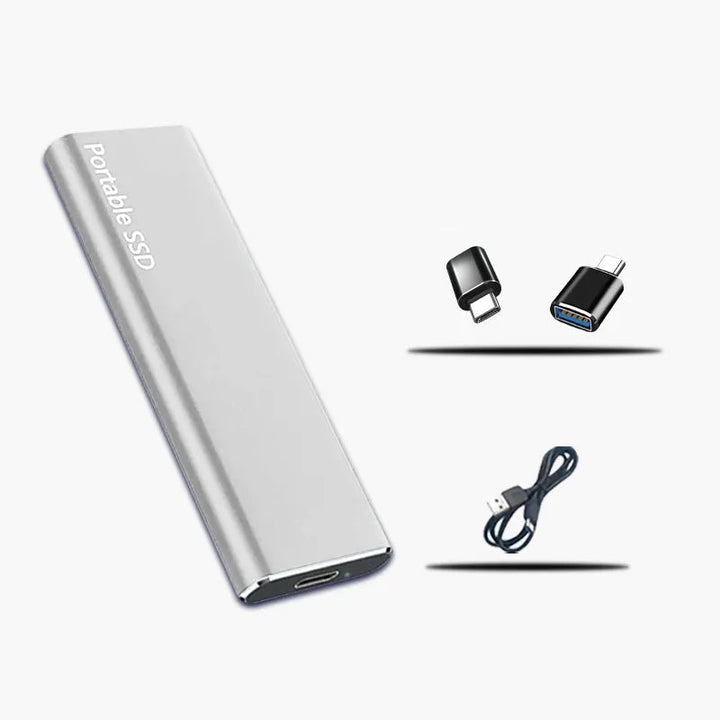 Extern hårddisk 4TB med USB-C-anslutning