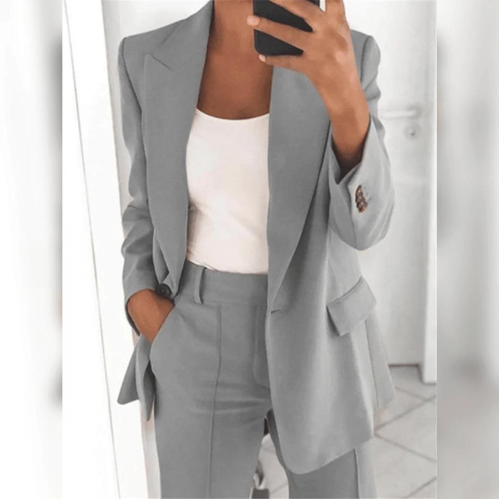 Elegant 2-delat kostymset för kvinnor