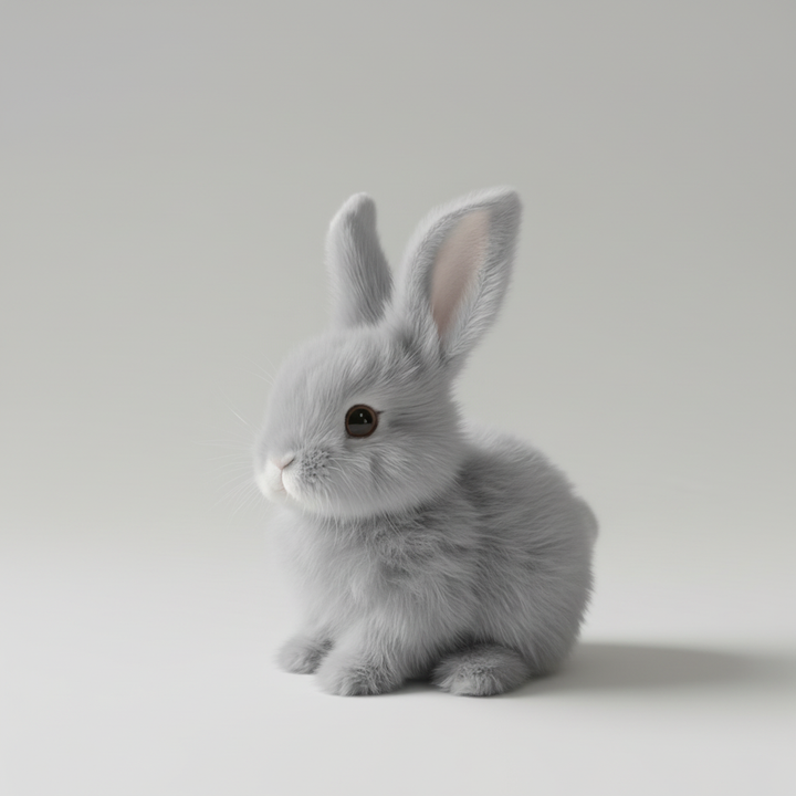 BunnyLoom Interaktiv Gosedjur | Leksak med realistisk kanin som hoppar för barn