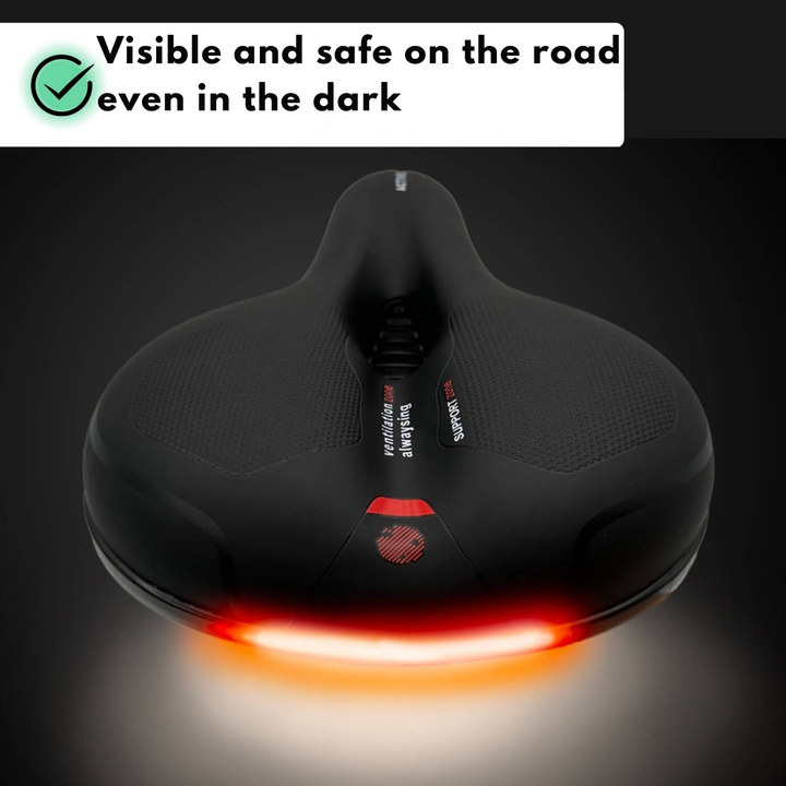 Cykelsadel | Ergonomisk komfort | Stötdämpande design