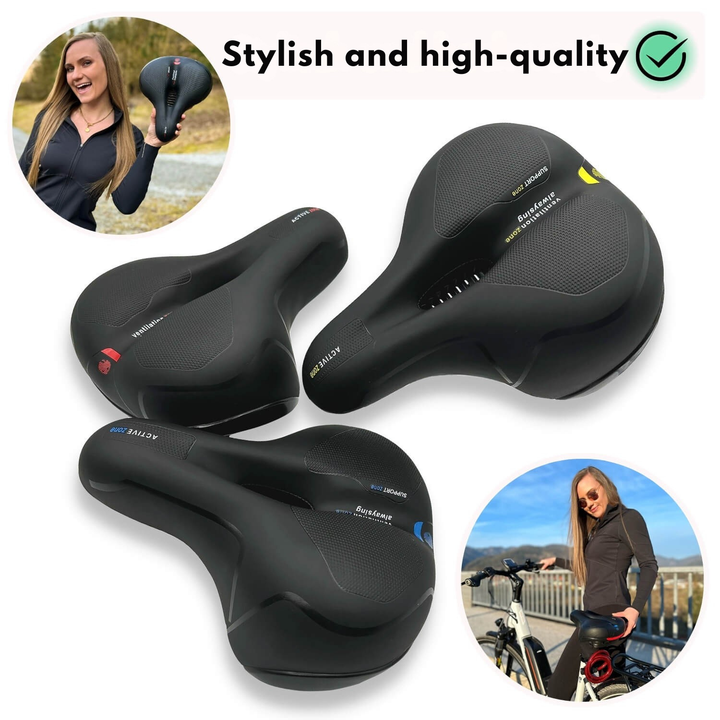 Cykelsadel | Ergonomisk komfort | Stötdämpande design