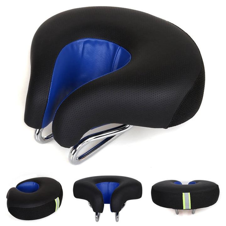 Mountainbikesadel utan nos | Ergonomiskt vadderad sadel | Tryckavlastning