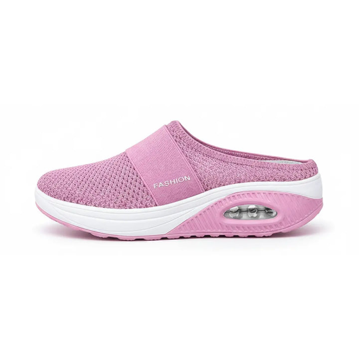 Ortopediska slip-on-sandaler för dam – bekväma, andningsaktiva sandaler för promenader