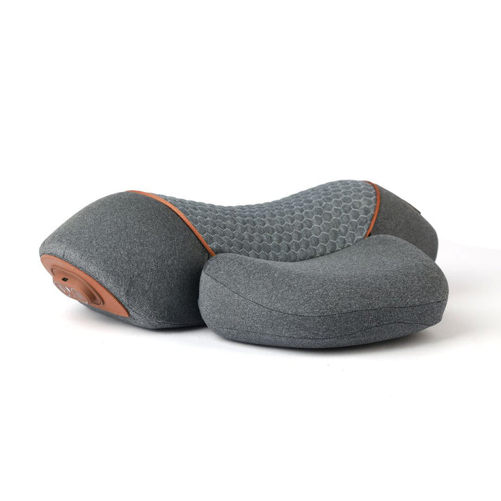 Nackmassageapparat med värme och vibration samt hållningsstöd