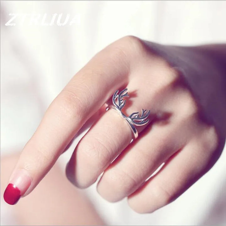 Hornring i sterlingsilver