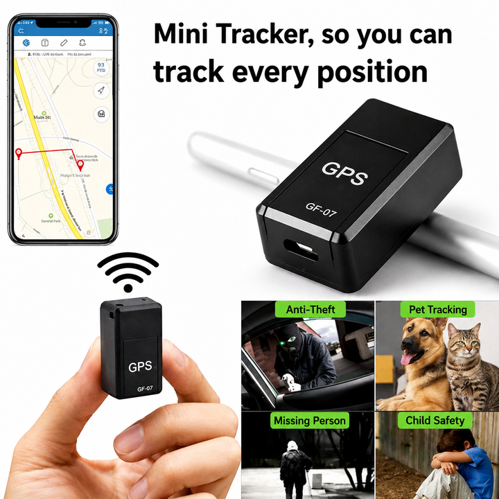 Mini-GPS-tracker för bilar – inget abonnemang krävs