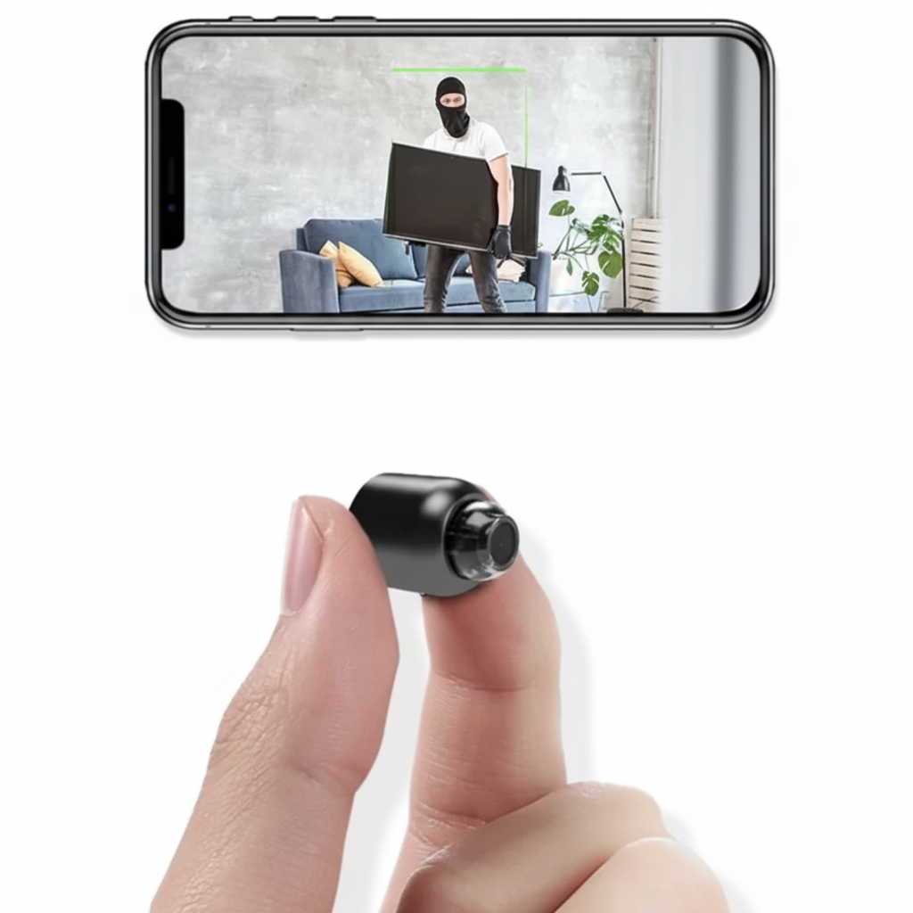Dold WiFi-kamera (1080P) – trådlös babymonitor och diskret övervakning