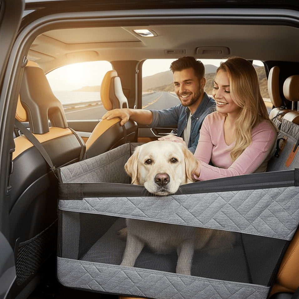 RIDEGUARD PET SEAT – Vattentät Minnesskummatta för Hundar till Bilen