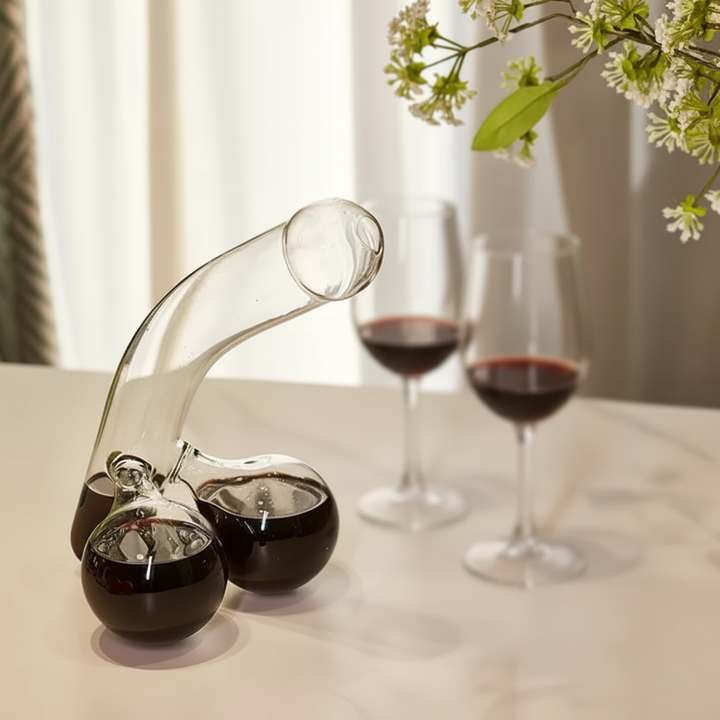 Karaff i glas | Elegant design och 650 ml kapacitet | Transparent