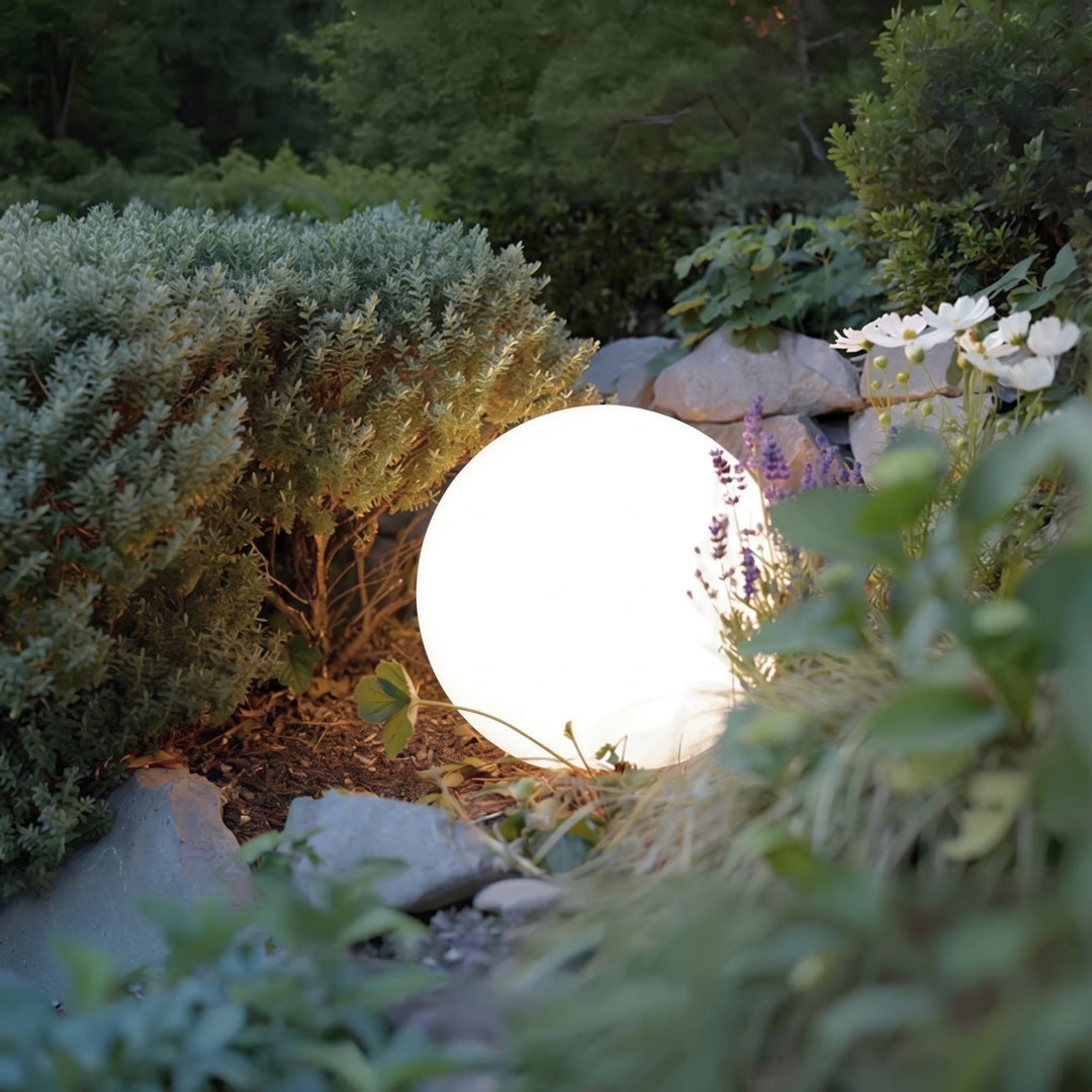 Solcellsdriven trädgårdsklotlampa – trådlös, vattentät utomhuslampa
