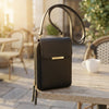 Crossbody-mobilplånbok dam med pekskärmsfönster