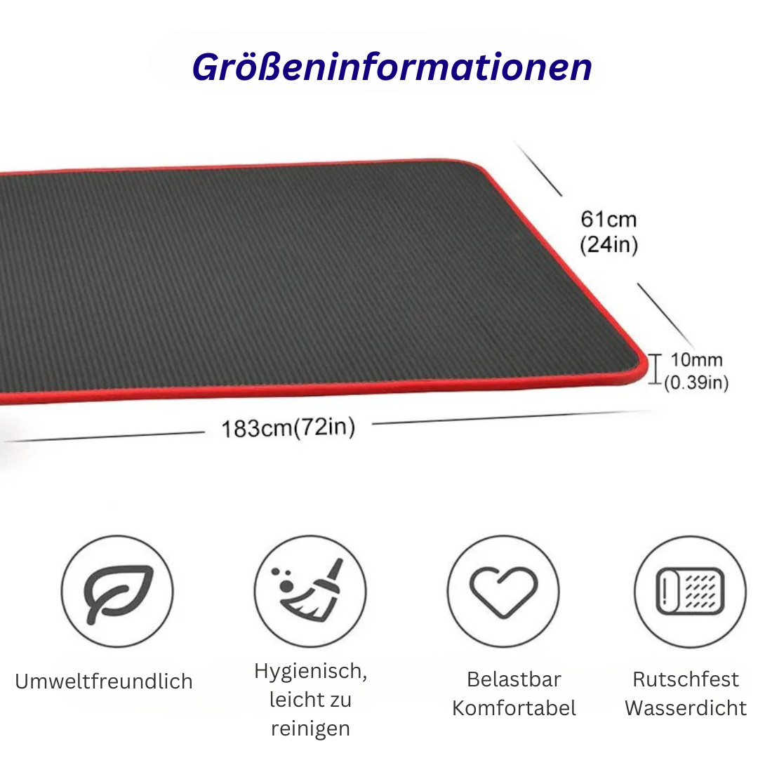 Extra tjock halkfri yogamatta - FlexiMat