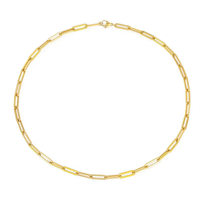 Förfinat halsband i vitguld med diskret glans