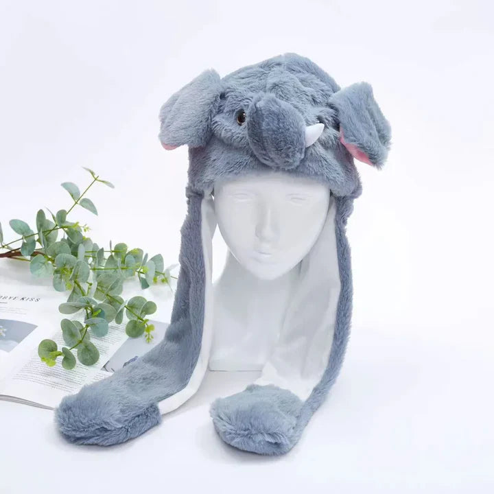 Bounce Bunny - söt mössa med rörliga öron för skoj och värme