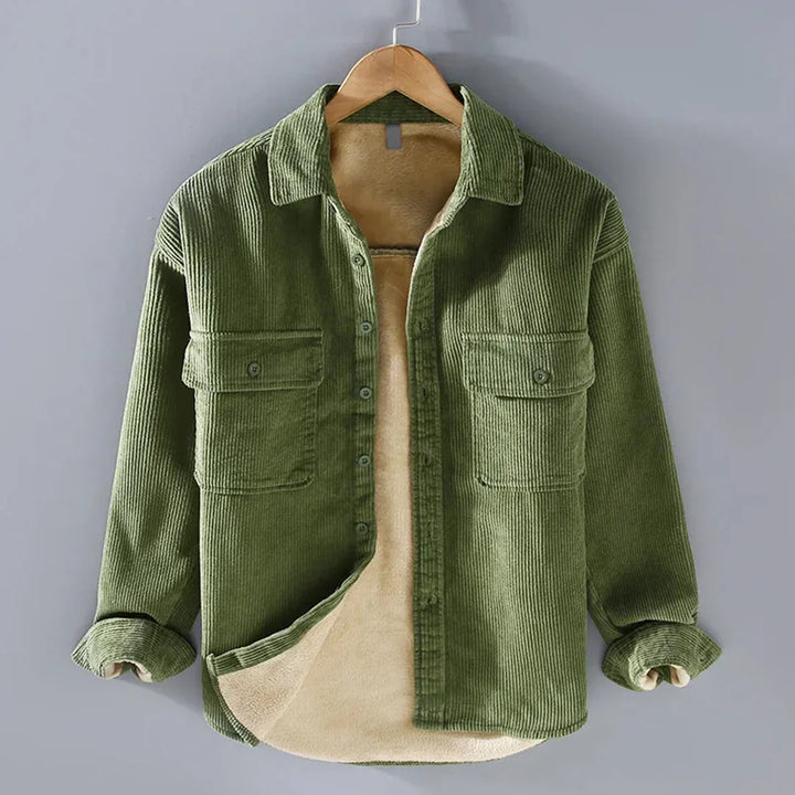 Manchesterskjorta Varm Vintage Casual Herrskjorta