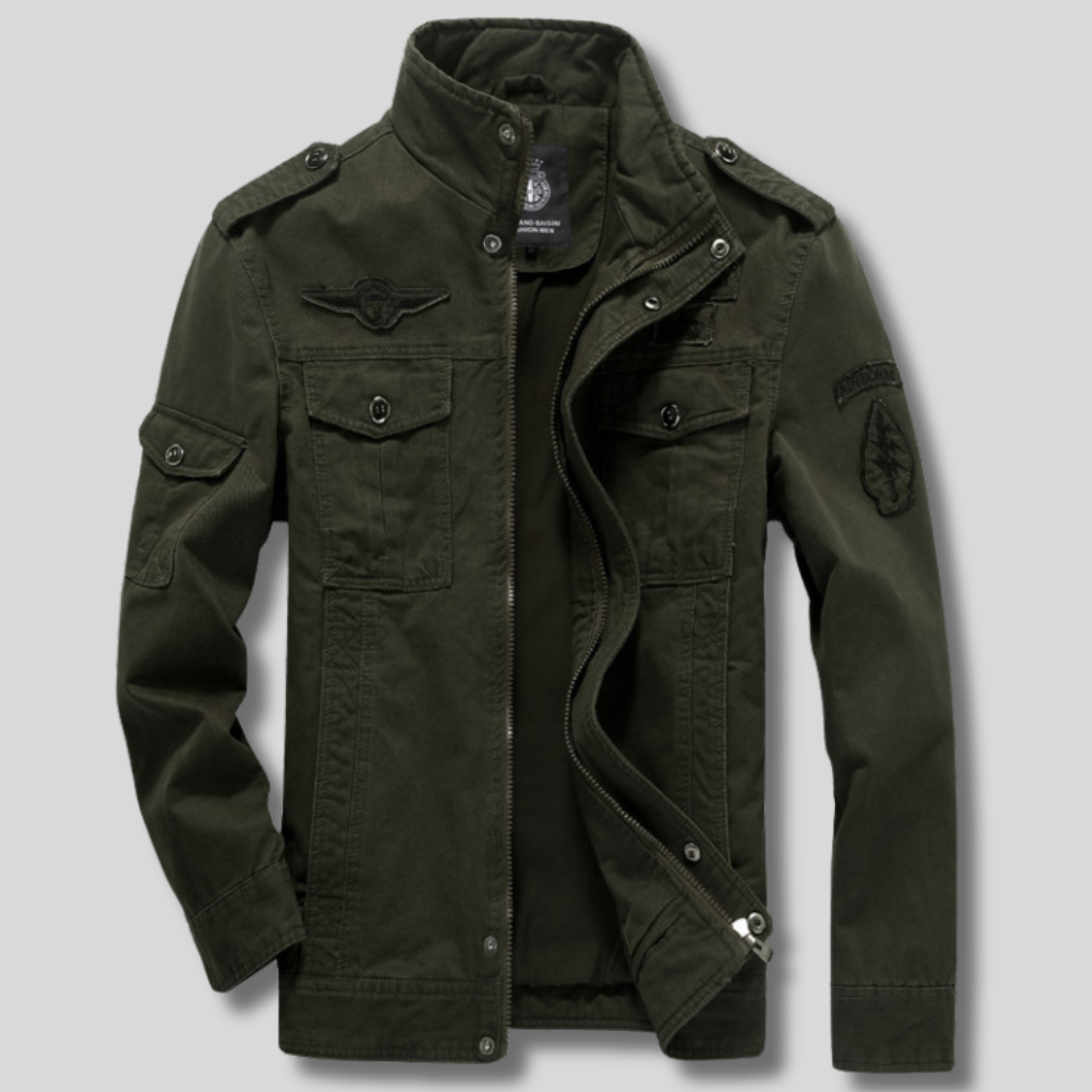 Långärmad motorcykeljacka för män | Casual Edge