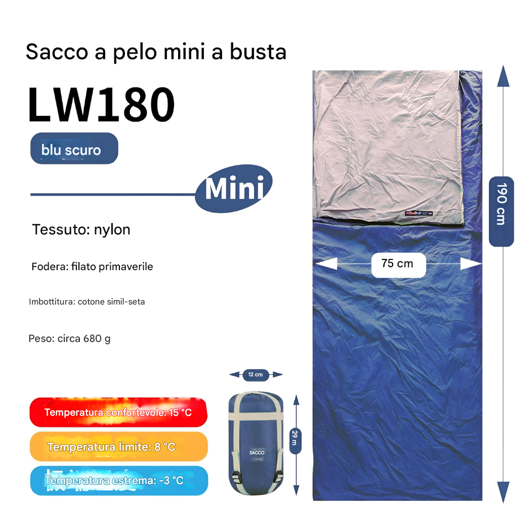 Kompakt sovepose