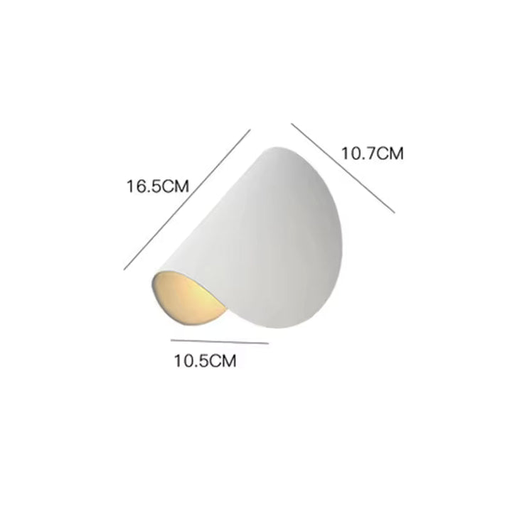 Justerbar LED-vägglampa upp/ner – varmt stämningsljus, modern design