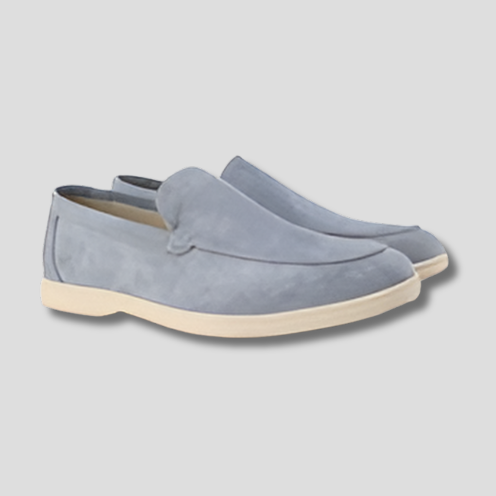 Herrloafers i ruskind