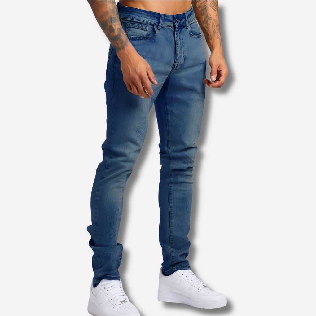 Herrjeans med stretch och elegant passform