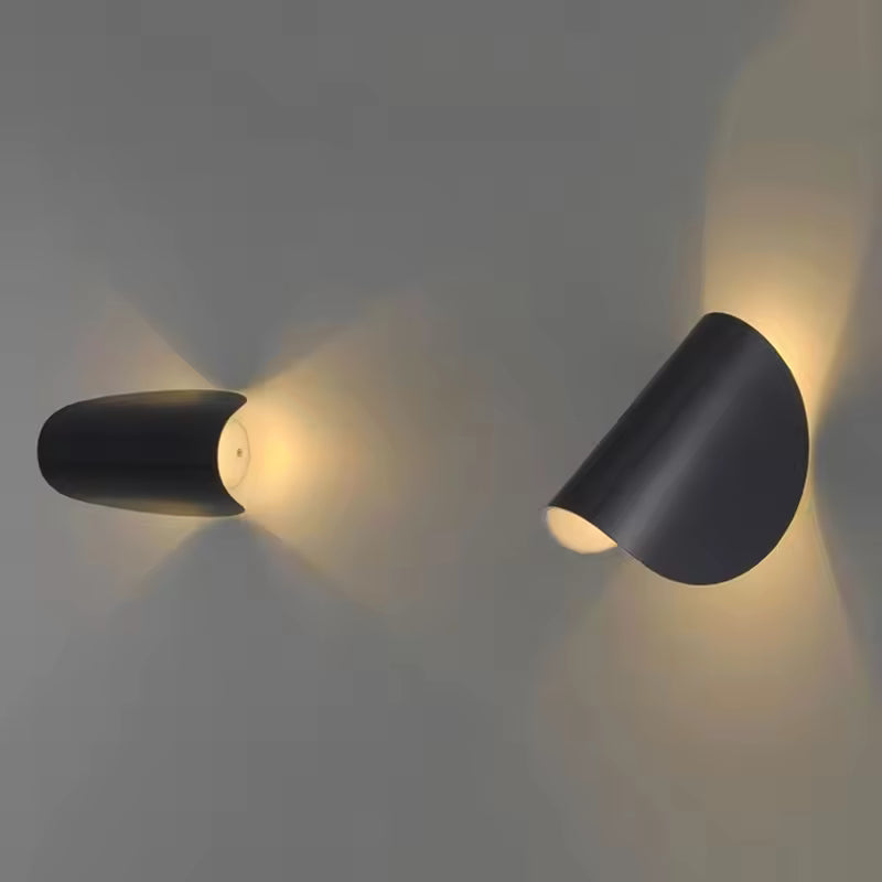 Justerbar LED-vägglampa upp/ner – varmt stämningsljus, modern design