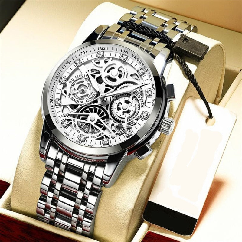 Herrklocka Skeleton – Eclipse