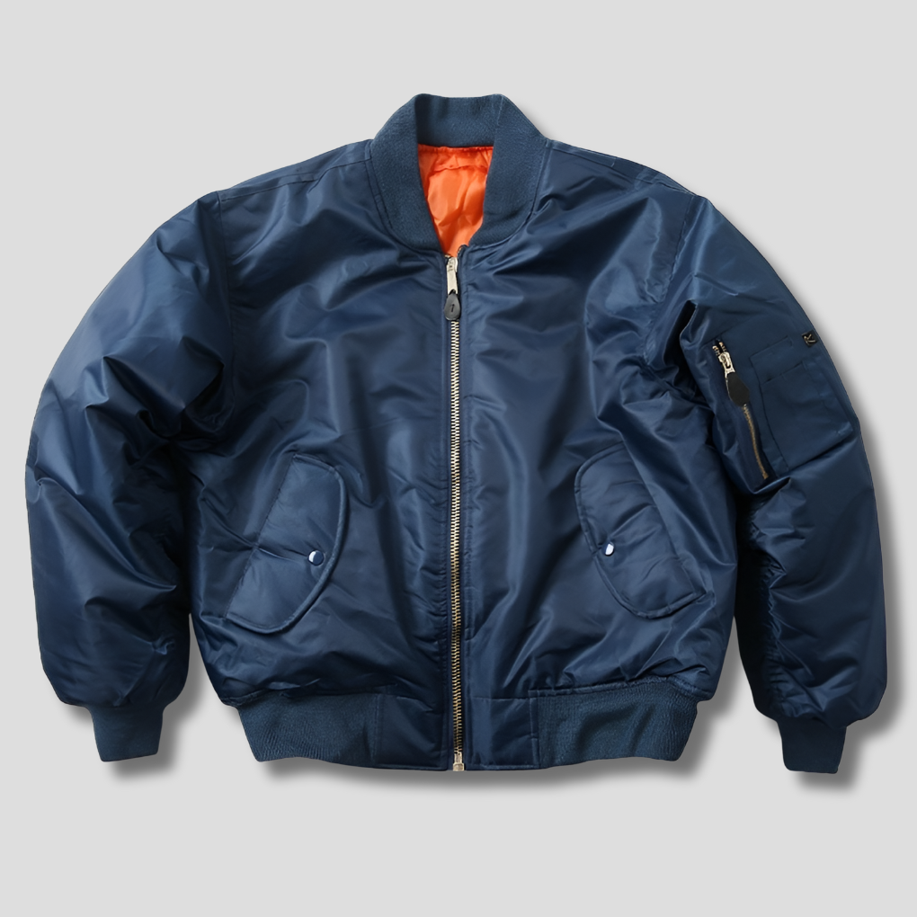 Klassisk bomberjacka för kvinnor, unisex