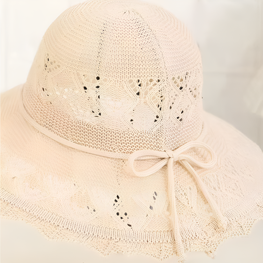 Elegant solhatt i spets för kvinnor