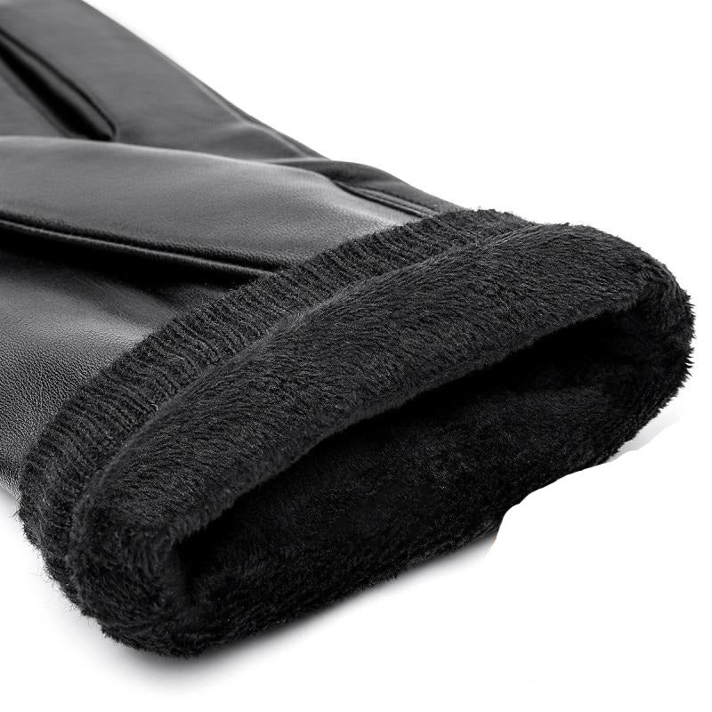Slim fit-handskar herr – Passar för kallt väder, med dragkedjestängning