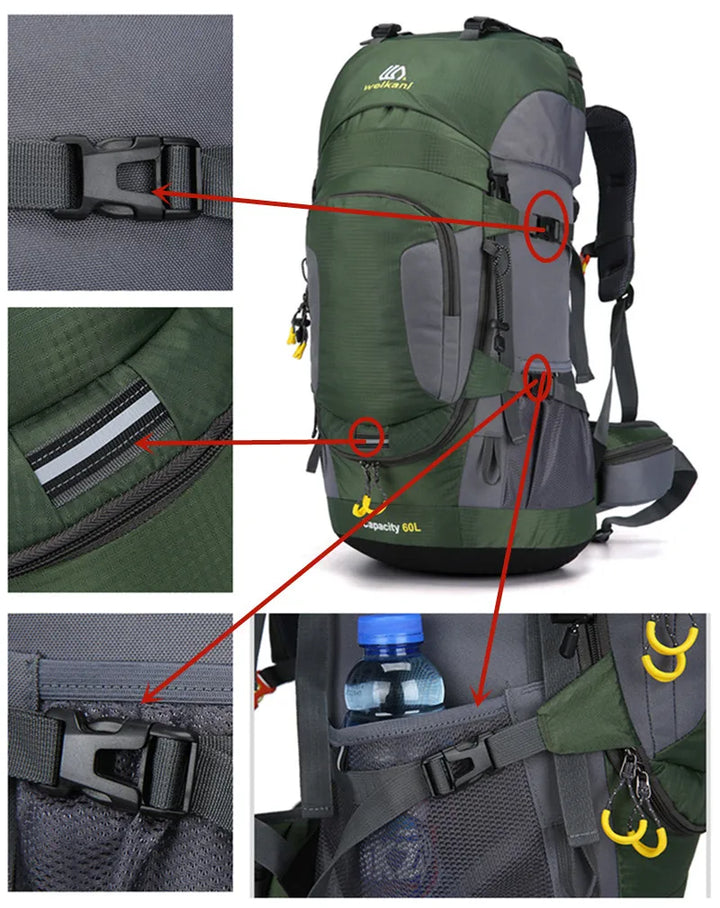 60 L vattentät ryggsäck - AdventurePro