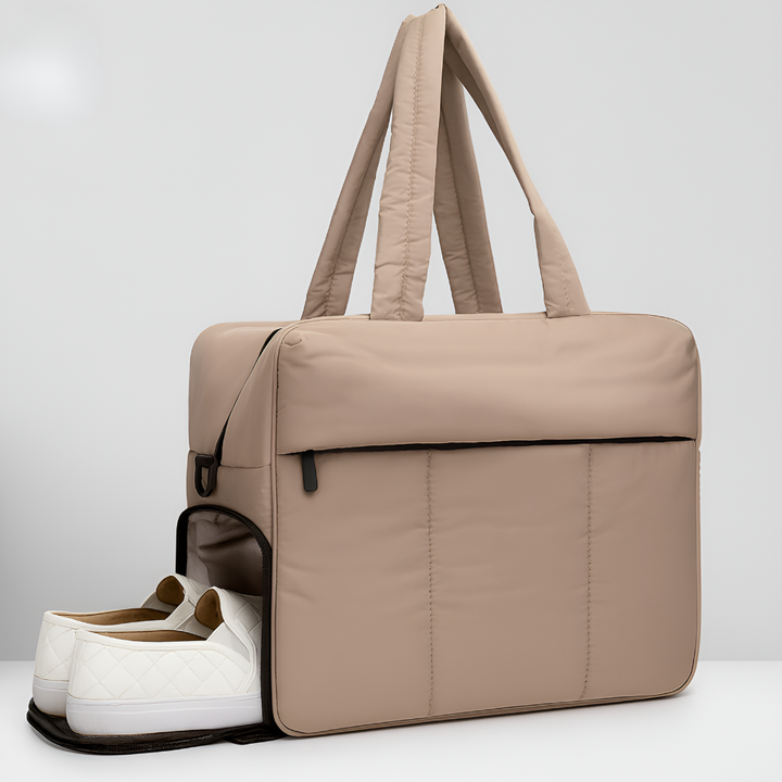 Letvægts puffer-duffel taske