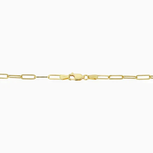 Elegant länkarmband i vitguld