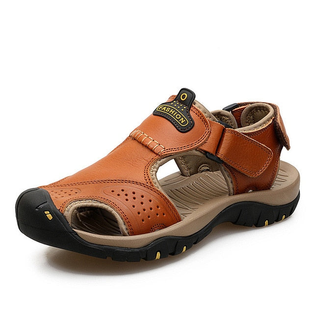 Lamar sandaler i läder | Bekväma och stilfulla sandaler för herr