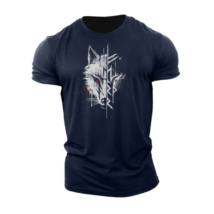 Herr-T-shirt med korta ärmar i mjukt tyg