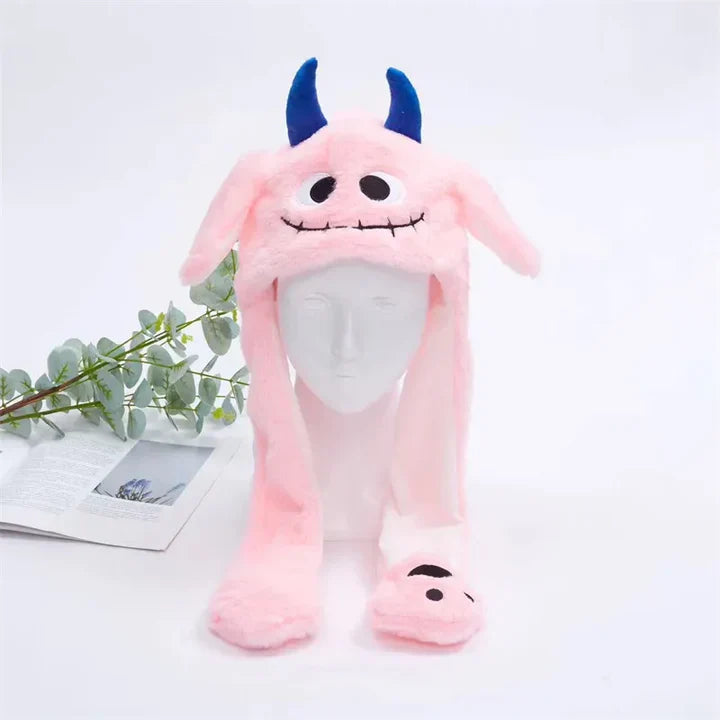 Bounce Bunny - söt mössa med rörliga öron för skoj och värme
